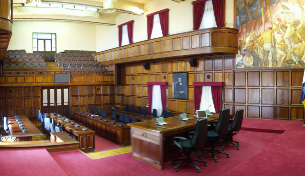 Salón de plenos de La Laguna