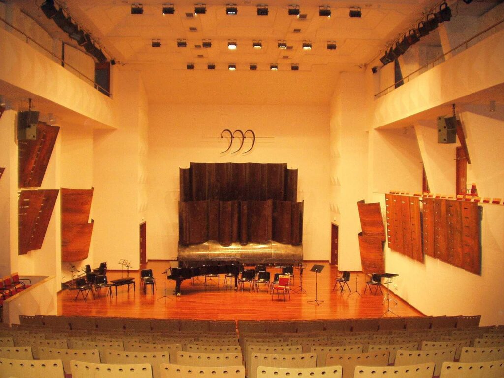 Escenario de conservatorio de música de Santa Cruz de Tenerife