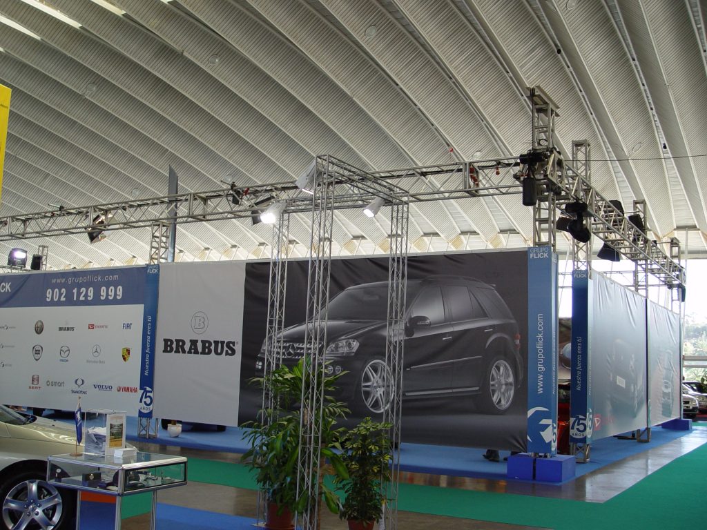 Instalación acústica en ferias